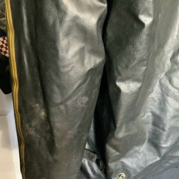 Vintage Line Seven 7 Waterproof Sevlon New Zealand PVC Sailing Black Jacket - Picture 9 of 16